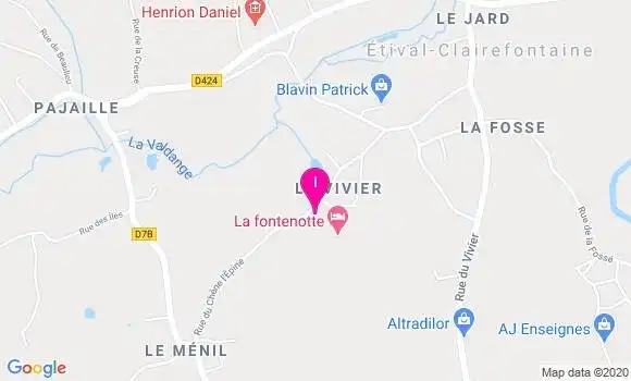 Localisation Vanessa Freminet