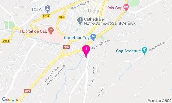 Localisation Sandrine Debieve