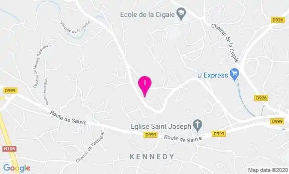 Localisation Damien Giolbas