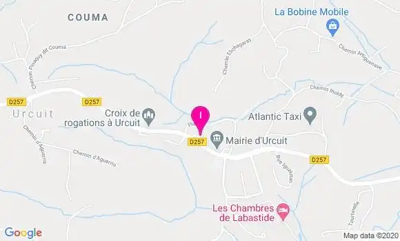Localisation Virginie Sabaloue