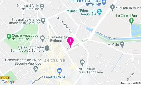 Localisation Marie Camille Coloos