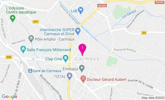 Localisation Elisabeth Vilda
