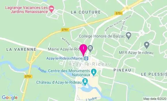Localisation Emilie Brunet