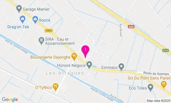 Localisation Delphine Caron
