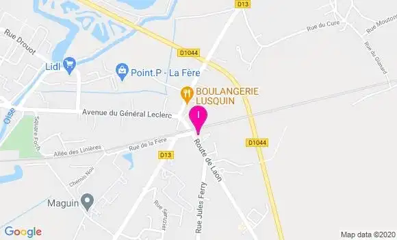 Localisation Alicia Auffret