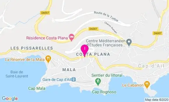Localisation Clara Lauret Le Coz