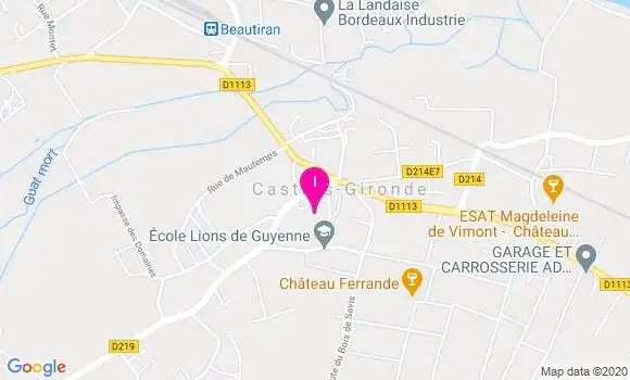 Localisation Amandine Fetiveau