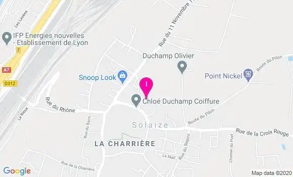 Localisation Clothilde Wycart
