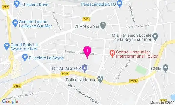 Localisation Virginie Desse