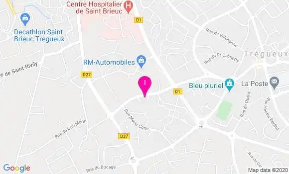 Localisation Beatrice Mahe
