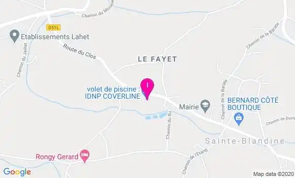 Localisation Nathalie Rabatel