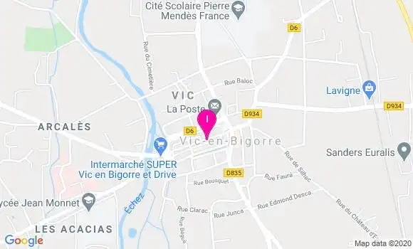 Localisation Coralie Benede