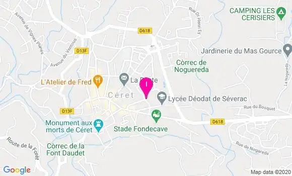 Localisation Fatima Guerin