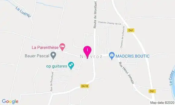 Localisation Morgane Da Rocha