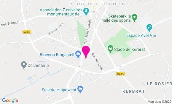 Localisation Muriel Corre
