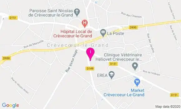 Localisation Lucie Dhaese