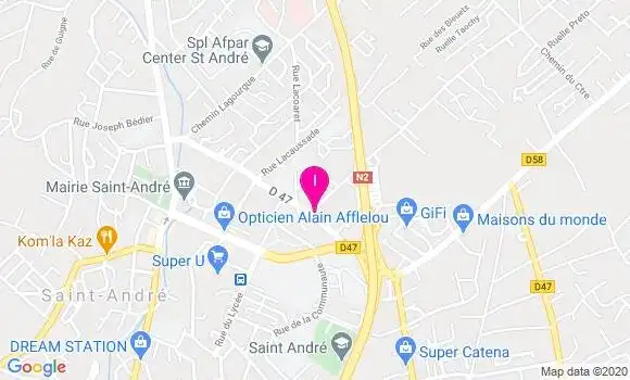 Localisation Davina Pothin