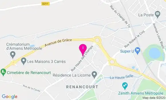 Localisation Lydie Martins