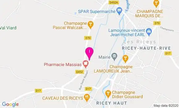 Localisation Fanny Sieffert