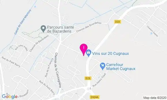 Localisation Karine Vautier