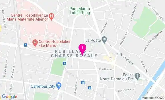 Localisation Caroline Chevalier