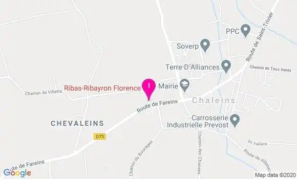 Localisation Cecile Bussiere