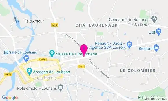 Localisation Delphine Marceau