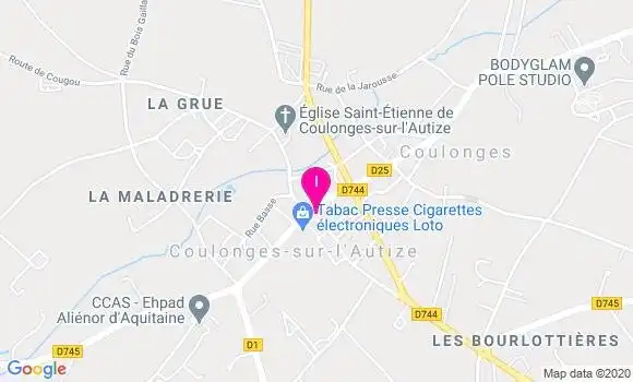 Localisation Emilie Martinet