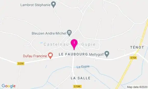 Localisation Anais Messaussier