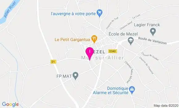 Localisation Julie Merly