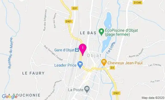 Localisation Catherine Bouysse