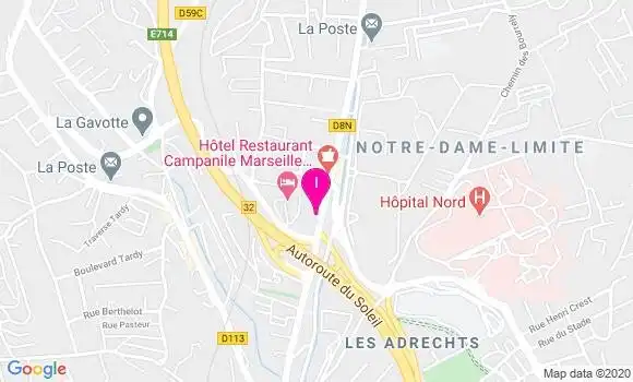 Localisation Claudine Gostinicchi