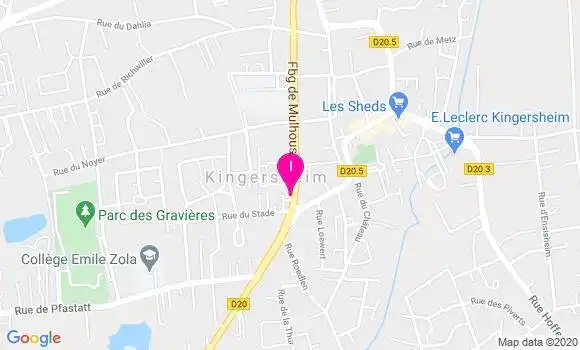 Localisation Marion Erny
