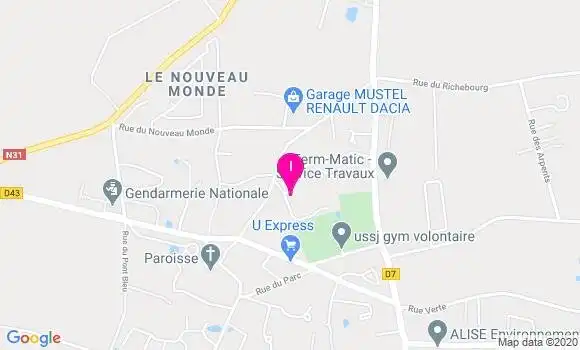 Localisation Stephanie Letellier