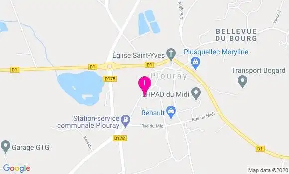 Localisation Charlene Le Reste
