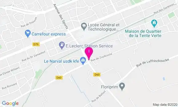 Localisation Adeline Fiolet