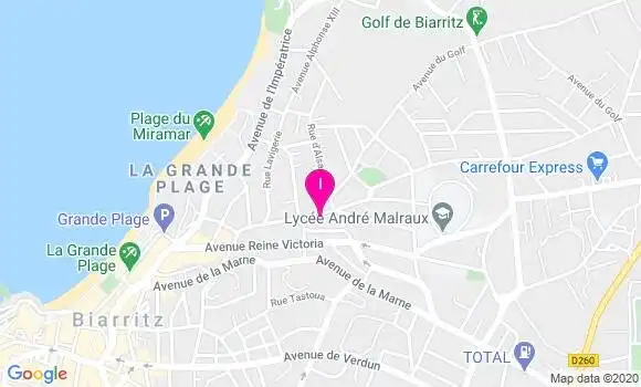 Localisation Loubna Bouras Carapina