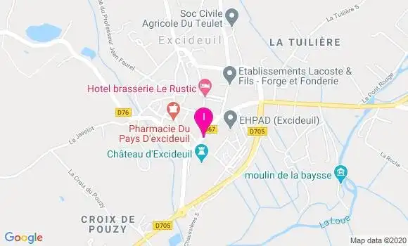 Localisation Brigitte Chateau