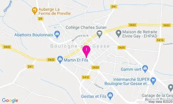 Localisation Caroline Fontan