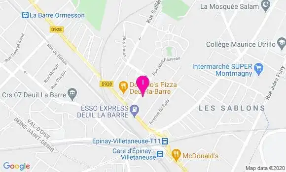 Localisation Jean Baptiste Poulet