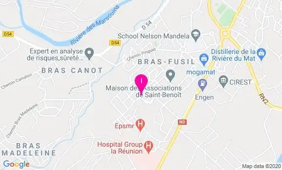 Localisation Amandine Payet