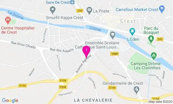 Localisation Patricia Servent