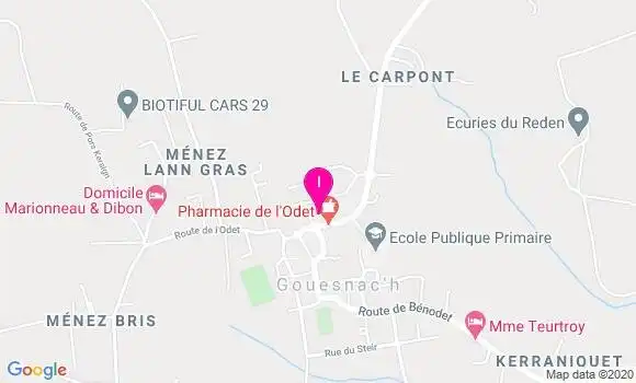 Localisation Delphine Queau