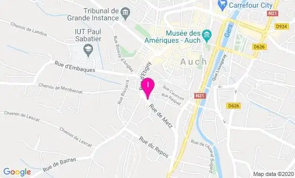 Localisation Samantha Pradet