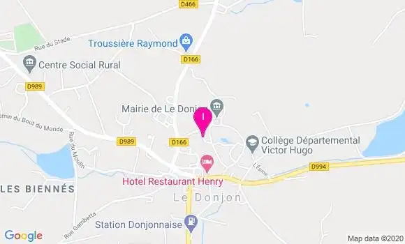 Localisation Elise Laneyrie