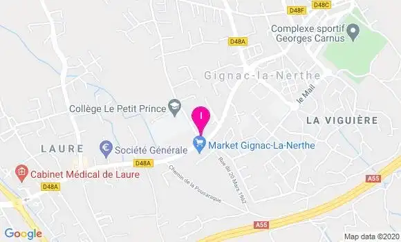 Localisation Virginie Vidal