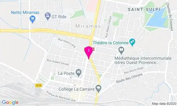 Localisation Laury Zamit