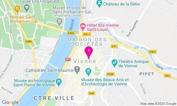 Localisation Isabelle Calard