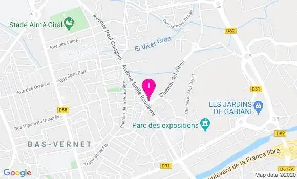 Localisation Martine Arnaud