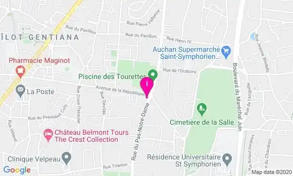 Localisation Laurine Boutet